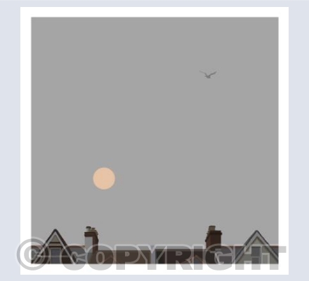 Pale moon rising No3