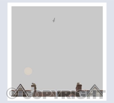 Pale moon rising No1