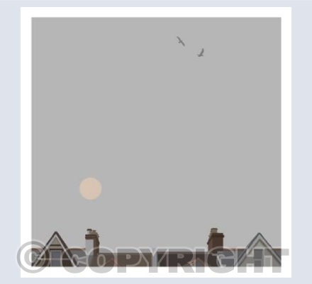 Pale moon rising No2