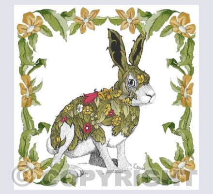 Floral Bunny