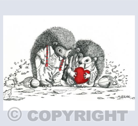 Hedgehogs in love