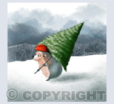 Christmas Hedgehog