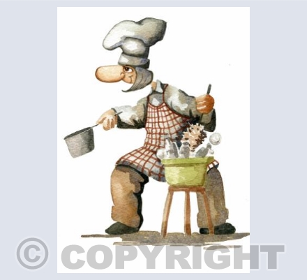 Chef and bottle washer