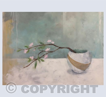 Tea Bowl with Blossom