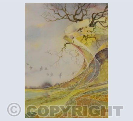 Landscape with Birds