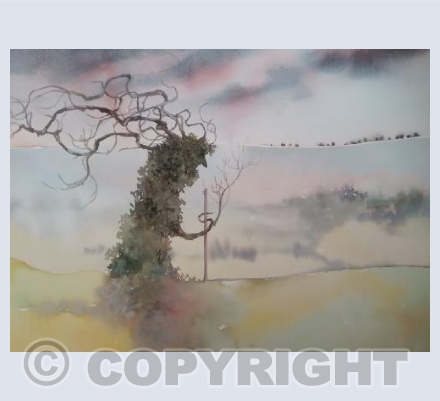 Ash Tree Giant - Walking the Boundary. Made for the Arts Council funded Where Dragons lead project.