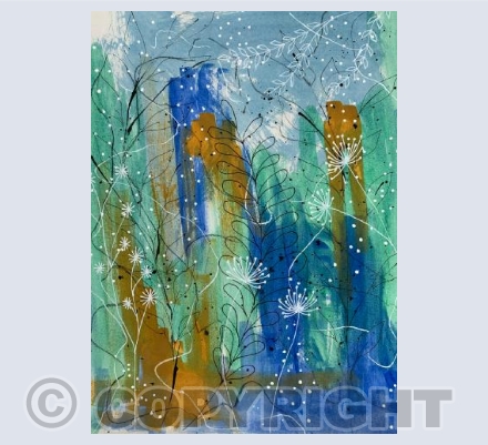 Snowy Grasses