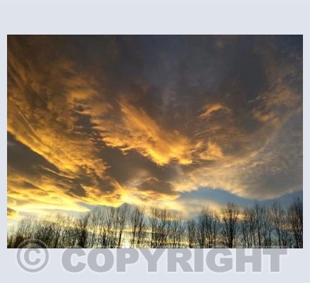 The skies over High Spen