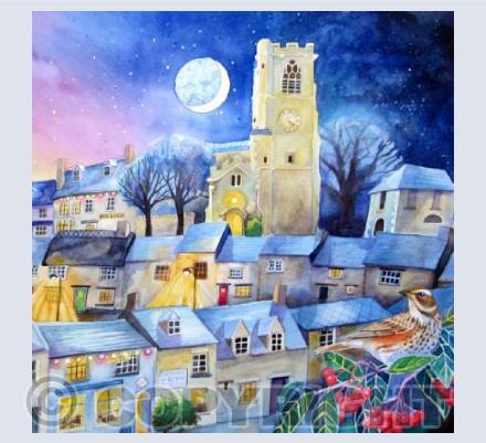 Midwinter village