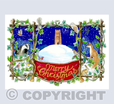 Glastonbury, Somerset-Xmas