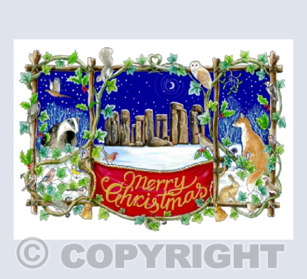 Stonehenge, Wiltshire-Xmas