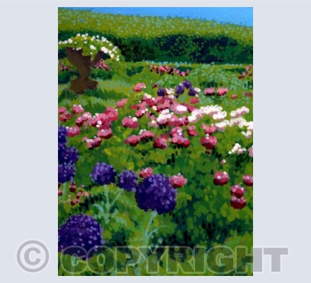 Alliums and Roses