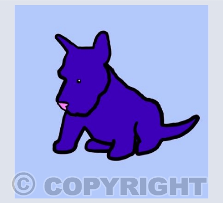 Blue Puppy 