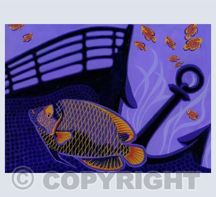 Ange lFish and anchor