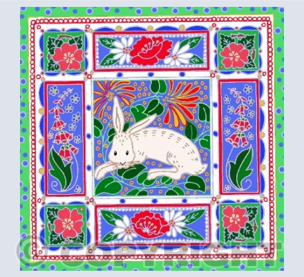White Summer Hare