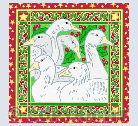 Six geese-a-laying