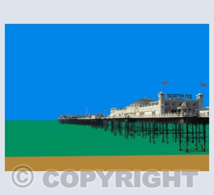 Brighton Pier Digital painting