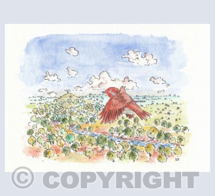 "on the wing"