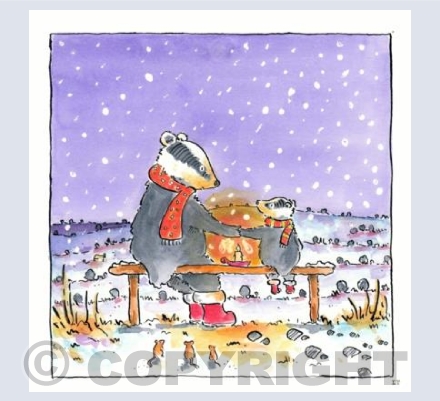 Snowy night