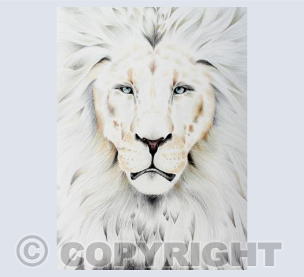 White Lion Card