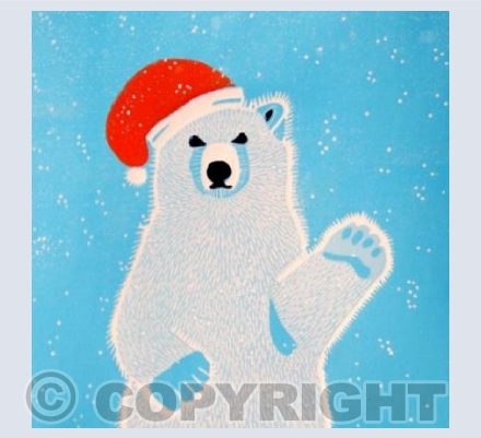 Polar Bear Waving