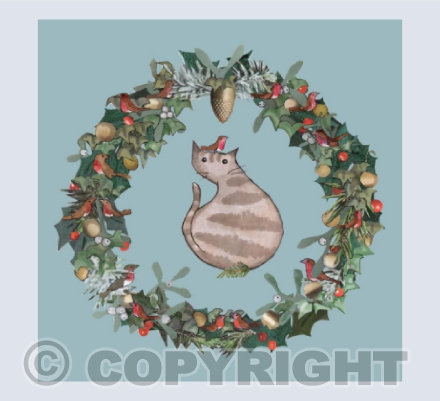 wreath Cat !
