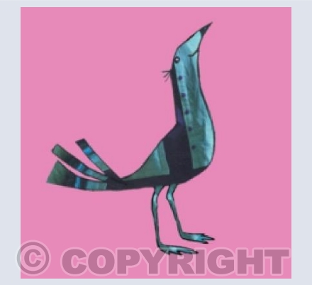 Happy Blue Bird