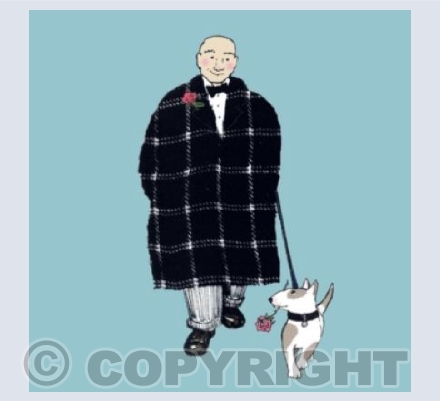 Stepping out on blue