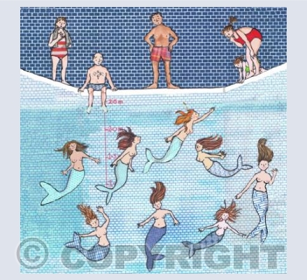 Mermaids at the Municipal Baths