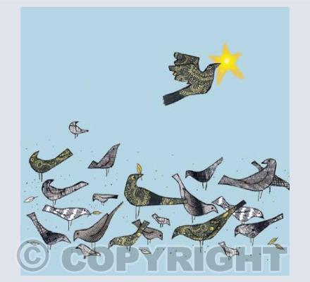 Grey birds Gold star