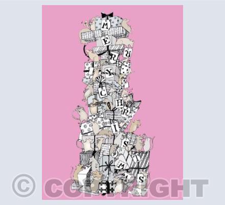 mouse's pink christmas