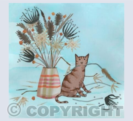 Dried flower arrangement 