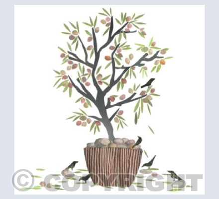 Little almond tree
