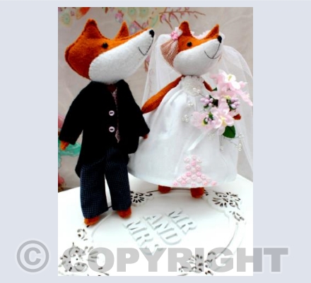 Wedding Day Foxes