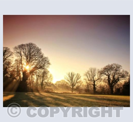 Sunrise, Child Okeford, Dorset