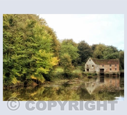 Reflections. Sturminster Newton Mill, Dorset.