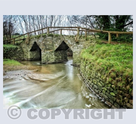 Packhorse Bridge, Fifehead Neville, Dorset.