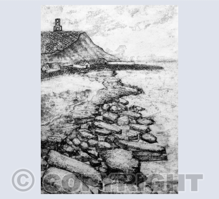 Collagraph Clavell Tower