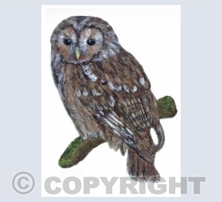 Felt Tawny Owl