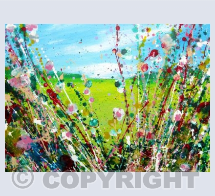 Acrylic Splash Painting No 1