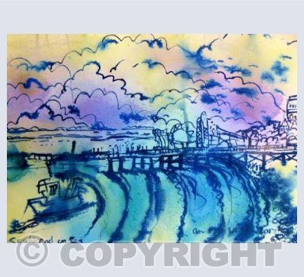 Southend on Sea Watercolour