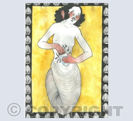 Mermaid with Jar