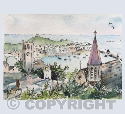 St Ives from Tregenna