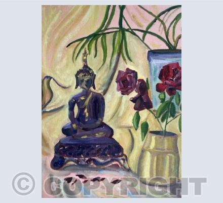 Buddah and Oxalis 