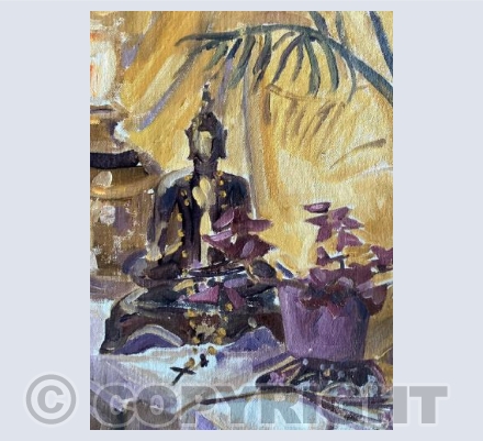 Buddah and Oxalis 2 