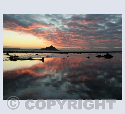 St Michaels Mount Reflections