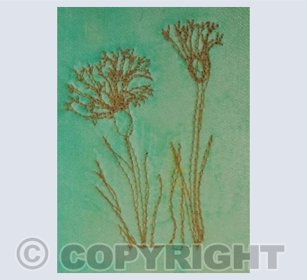 Cornflowers detail 1