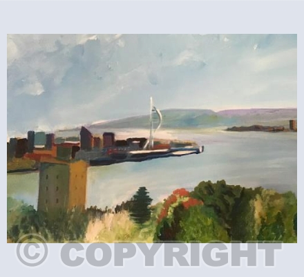 Portsmouth Harbour from Portsdown Hill