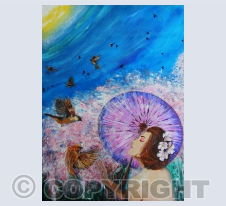 And She Moves Among the Sparrows