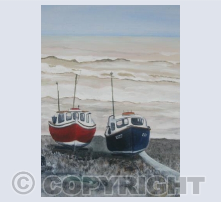 Beached Boats at Beer